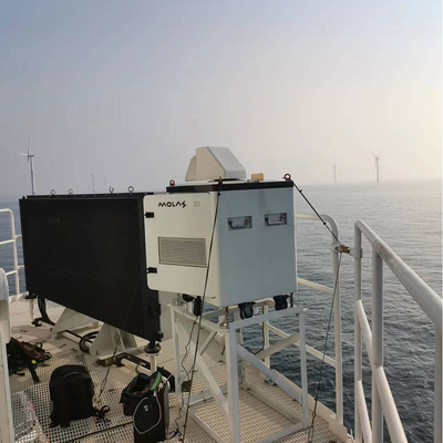 3d balayant le radar à laser de vent de Doppler, mesure en mer terrestre de vent de radar à laser