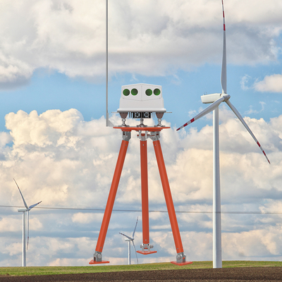 Lidar de turbine éolienne IP66 avec une précision de ±0,5° et une vitesse du vent de survie de 70 m/s