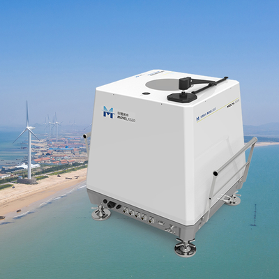 Plage de température -40°C-60°C Lidar éolien offshore Plage d'humidité de 0% à 100% et alimenté par 24V±5%DC