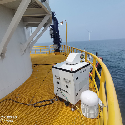 Exactitude radiale 0.1m/S de mesure de vitesse du vent de radar à laser du vent 3D de DP de Profibus