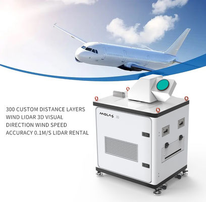 buy 300 location visuelle faite sur commande de l'exactitude 0.1m/S de direction de Lidars 3d de vent de couches de distance online manufacture