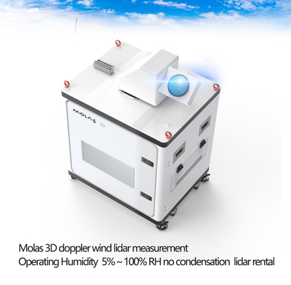 Mesure de radar à laser de vent des Molas 3d Doppler aucune condensation