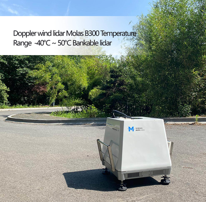 Température ambiante bancable des Molas B300 de radar à laser de vent de Doppler -40℃ | 50℃