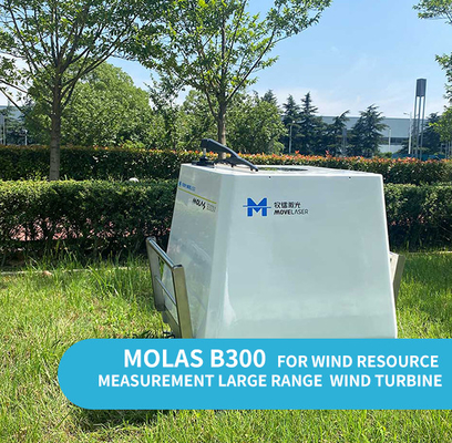 Grande turbine de vent de radar à laser de chaîne des Molas B300 pour la mesure de ressource de vent