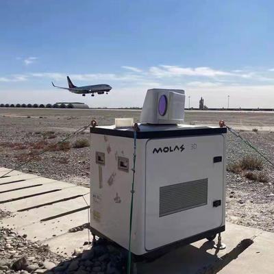Molas terrestres 3D de la location 75m de radar à laser de vitesse du vent