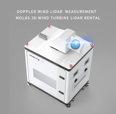Mesure de location de radar à laser de vent de radar à laser Doppler de turbine de vent des Molas 3d
