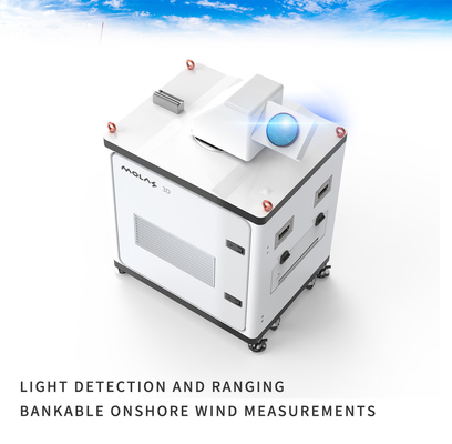 Détection légère et mesure de rangement 3d terrestre bancable de vent de radar à laser