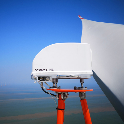 Détection légère et vitesse du vent de rangement 70m/S de survie de vent de radar à laser de VDL Doppler