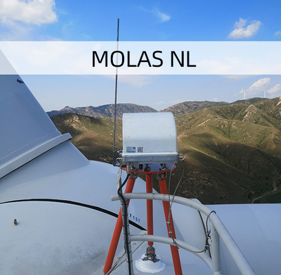 Turbines d'Iris Lidar For Onshore Wind de vent de mesure de distance de 10 couches