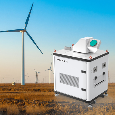 Lidar Doppler à longue portée avec une précision IP65 et une portée de 15 km.