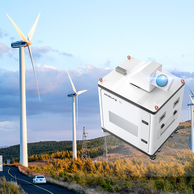 Lidar de vent à longue portée avec une distance d'acquisition de 15 km et une large portée verticale de -10° à 190°