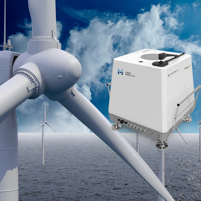 Système de télédétection Lidar de 60 W de turbine éolienne alimenté par 24 V ± 5% CC pour les solutions de surveillance de l'énergie éolienne