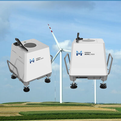 Système laser de détection météorologique de 1 degré avec précision de la vitesse du vent 01m s pour la collecte de données environnementales