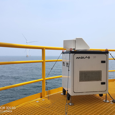 Distancez la synchronisation de NTP de radar à laser de vitesse du vent de la résolution 30m 75m
