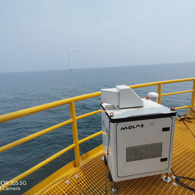 Lidar de vent de temps d'accumulation de 0.5s 1s 2s 4s 8s pour la mesure de vent