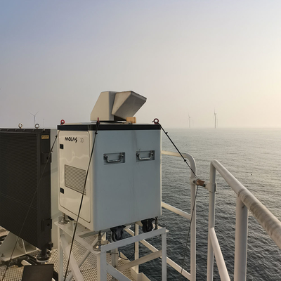 Radar de mesure de vitesse du vent de radar à laser de MOVELASER 6km 3km